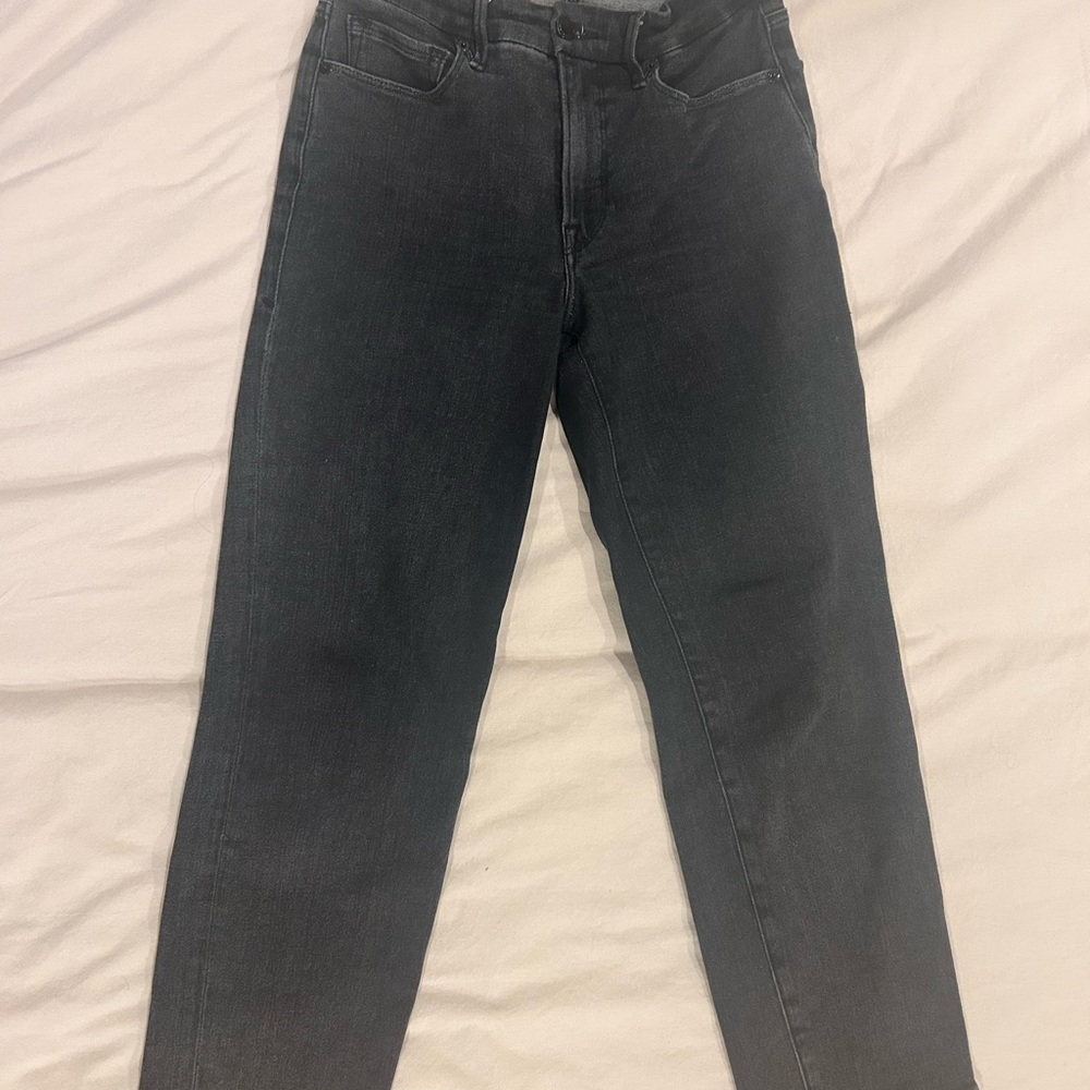 Good American Good Legs CROP Straight Jeans - Picture 2 of 7